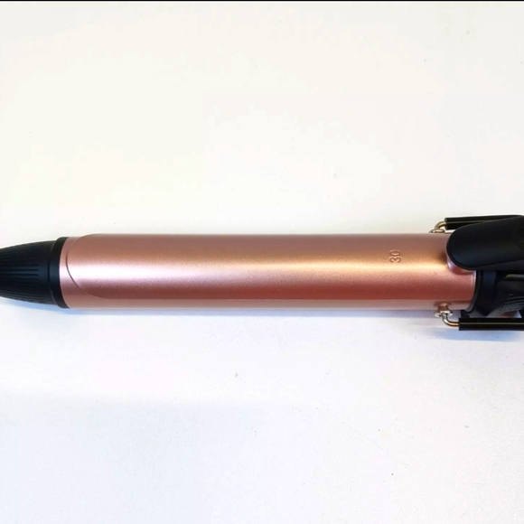 Kipozi 30mm QY-2028 Curling Iron Hair Curler With Ceramic Coating Rose Pink New - Picture 3 of 7